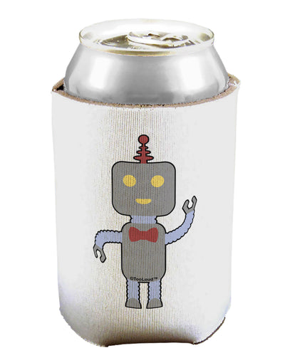 Cute Robot Male Can / Bottle Insulator Coolers by TooLoud-Can Coolie-TooLoud-1-Davson Sales