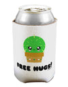 Cute Cactus - Free Hugs Can / Bottle Insulator Coolers-Can Coolie-TooLoud-1-Davson Sales