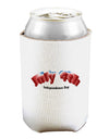 July 4th Zoom Can and Bottle Insulator Cooler-Bottle Insulator-TooLoud-White-Davson Sales