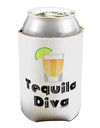 Tequila Diva - Cinco de Mayo Design Can / Bottle Insulator Coolers by TooLoud-Can Coolie-TooLoud-1-Davson Sales