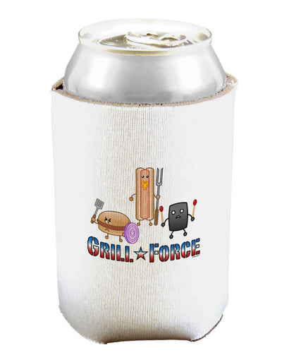 Grill Force Can and Bottle Insulator Cooler-Bottle Insulator-TooLoud-White-Davson Sales