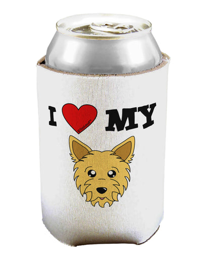 I Heart My - Cute Yorkshire Terrier Yorkie Dog Can / Bottle Insulator Coolers by TooLoud-Can Coolie-TooLoud-1-Davson Sales