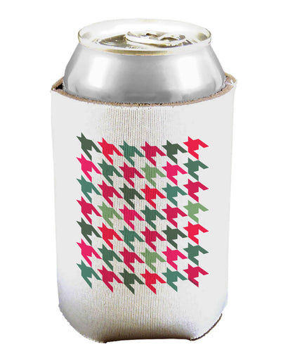 Christmas Red and Green Houndstooth Can / Bottle Insulator Coolers-Can Coolie-TooLoud-1 Piece-Davson Sales