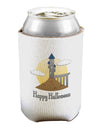 Moonlit Wizard Tower - Happy Halloween Can and Bottle Insulator Cooler-Bottle Insulator-TooLoud-White-Davson Sales