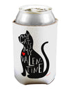 My Cat Is My Valentine Can / Bottle Insulator Coolers by TooLoud-Can Coolie-TooLoud-1-Davson Sales