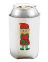 Cute Christmas Elf Girl Can / Bottle Insulator Coolers-Can Coolie-TooLoud-1 Piece-Davson Sales