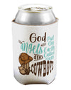 TooLoud God put Angels on Earth and called them Cowboys Can Bottle Insulator Coolers-Can Coolie-TooLoud-2 Piece-Davson Sales