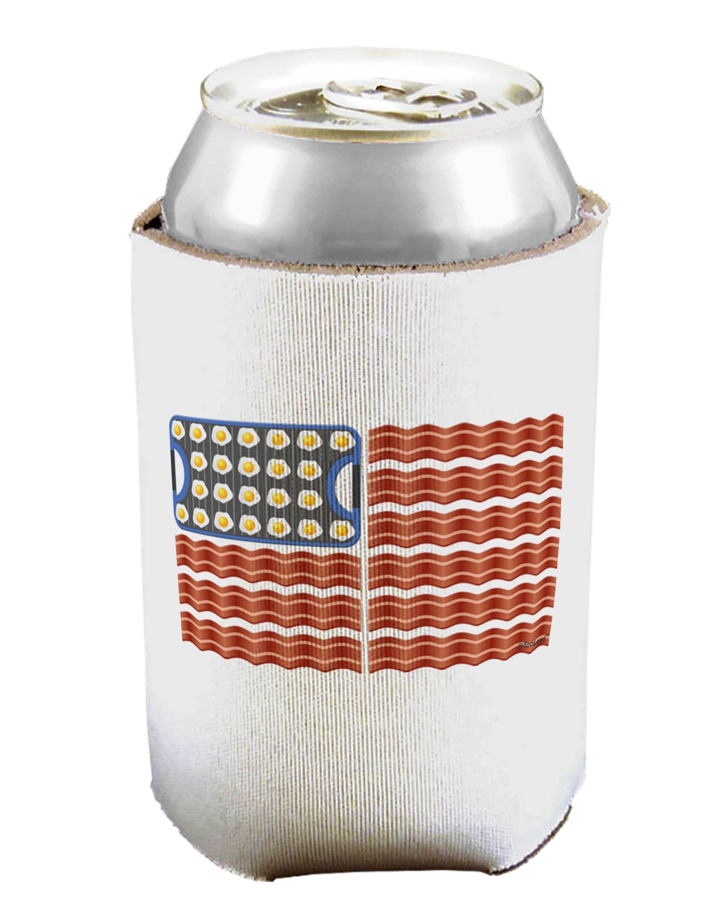 American Breakfast Flag - Bacon and Eggs Can / Bottle Insulator Coolers-Can Coolie-TooLoud-1-Davson Sales
