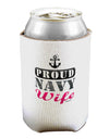 Proud Navy Wife Can / Bottle Insulator Coolers-Can Coolie-TooLoud-1-Davson Sales
