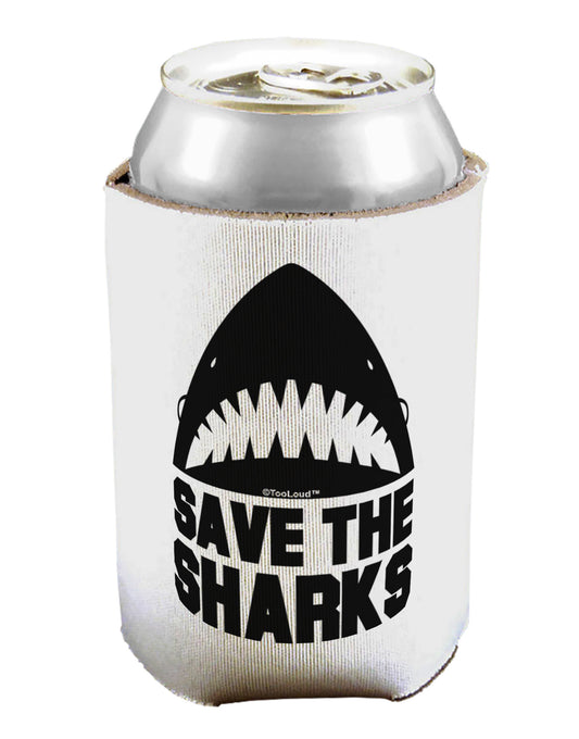 Save The Sharks Can / Bottle Insulator Coolers-Can Coolie-TooLoud-1-Davson Sales