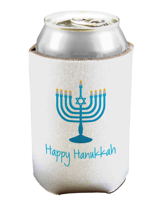 Happy Hanukkah Menorah Can / Bottle Insulator Coolers-Can Coolie-TooLoud-1 Piece-Davson Sales