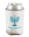 Happy Hanukkah Menorah Can / Bottle Insulator Coolers-Can Coolie-TooLoud-1 Piece-Davson Sales
