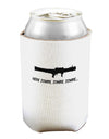 Here Zombie Zombie Zombie Bazooka Can and Bottle Insulator Cooler-Bottle Insulator-TooLoud-White-Davson Sales