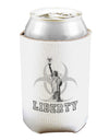 Biohazard Statue of Liberty - Liberty Can and Bottle Insulator Cooler-Bottle Insulator-TooLoud-White-Davson Sales