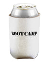 Bootcamp Military Text Can / Bottle Insulator Coolers-Can Coolie-TooLoud-1 Piece-Davson Sales