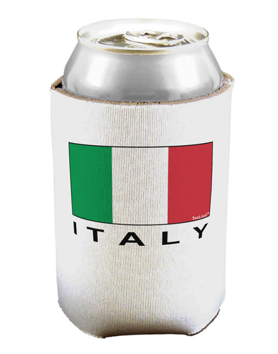 Italian Flag - Italy Text Can / Bottle Insulator Coolers by TooLoud-Can Coolie-TooLoud-1-Davson Sales