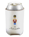 Nutcracker Design - Red Gold Black Text Can / Bottle Insulator Coolers-Can Coolie-TooLoud-1-Davson Sales