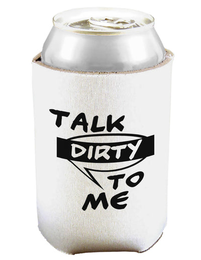 Talk Dirty To Me Censored Can and Bottle Insulator Cooler-Bottle Insulator-TooLoud-White-Davson Sales