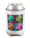 Three Wolves Howling - Pop-Art #1 Can / Bottle Insulator Coolers by TooLoud-Can Coolie-TooLoud-1-Davson Sales