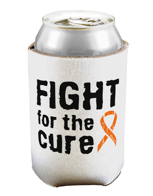 Fight for the Cure - Orange Ribbon Leukemia Can / Bottle Insulator Coolers-Can Coolie-TooLoud-1-Davson Sales