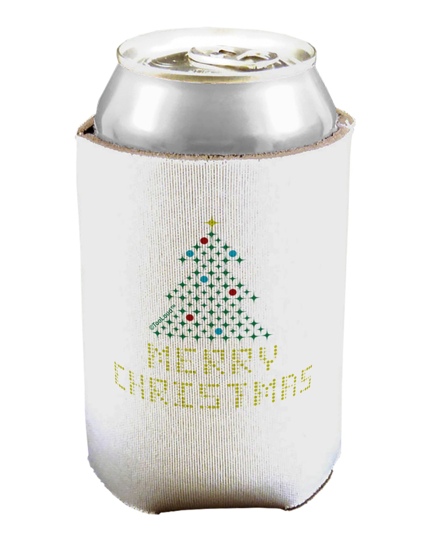 Merry Christmas Sparkles Can / Bottle Insulator Coolers-Can Coolie-TooLoud-1-Davson Sales