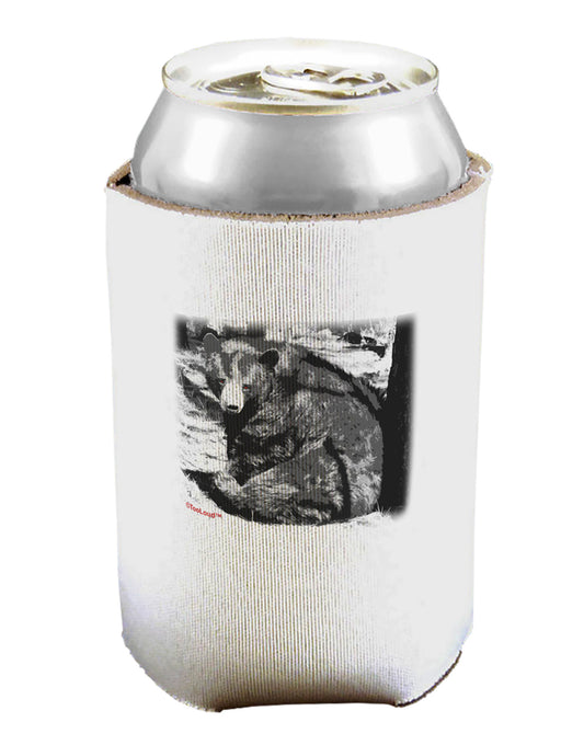 Creepy Black Bear Can / Bottle Insulator Coolers-Can Coolie-TooLoud-1-Davson Sales