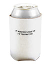 If Monsters Chase Us I'm Tripping You Can and Bottle Insulator Cooler-Bottle Insulator-TooLoud-White-Davson Sales