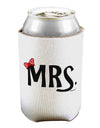 Matching Mr and Mrs Design - Mrs Bow Can / Bottle Insulator Coolers by TooLoud-Can Coolie-TooLoud-1-Davson Sales