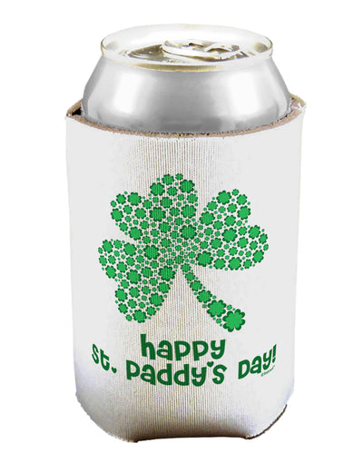 Happy St. Paddy's Day Shamrock Design Can / Bottle Insulator Coolers by TooLoud-Can Coolie-TooLoud-1-Davson Sales