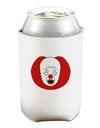 Scary Face Clown - Halloween Can and Bottle Insulator Cooler-Bottle Insulator-TooLoud-White-Davson Sales