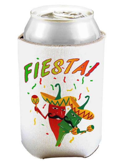 Chili Love Fiesta Can and Bottle Insulator Koozie-Koozie-TooLoud-White-Davson Sales