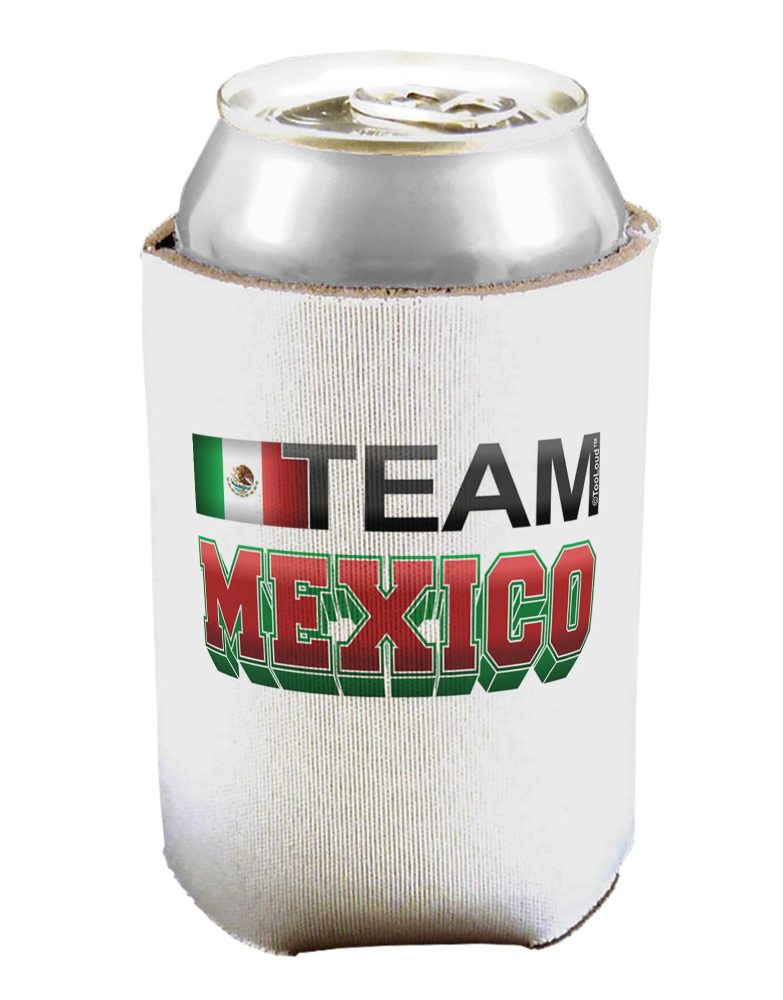 Sporty Team Mexico Can / Bottle Insulator Coolers-Can Coolie-TooLoud-1-Davson Sales