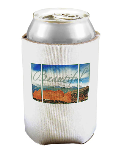 CO Beautiful View Text Can / Bottle Insulator Coolers-Can Coolie-TooLoud-1-Davson Sales