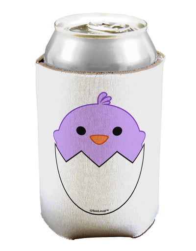 Cute Hatching Chick - Purple Can / Bottle Insulator Coolers by TooLoud