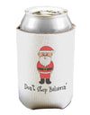 Don't Stop Believin' Santa Christmas Can / Bottle Insulator Coolers-Can Coolie-TooLoud-1 Piece-Davson Sales