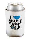 I Love House Blue Can / Bottle Insulator Coolers-Can Coolie-TooLoud-1-Davson Sales