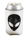 Extraterrestrial Face - Alien Distressed Can / Bottle Insulator Coolers by TooLoud-Can Coolie-TooLoud-1-Davson Sales