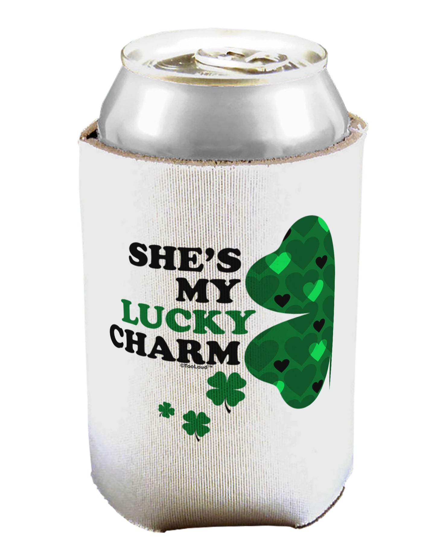 She's My Lucky Charm - Left Can / Bottle Insulator Coolers-Can Coolie-TooLoud-1-Davson Sales