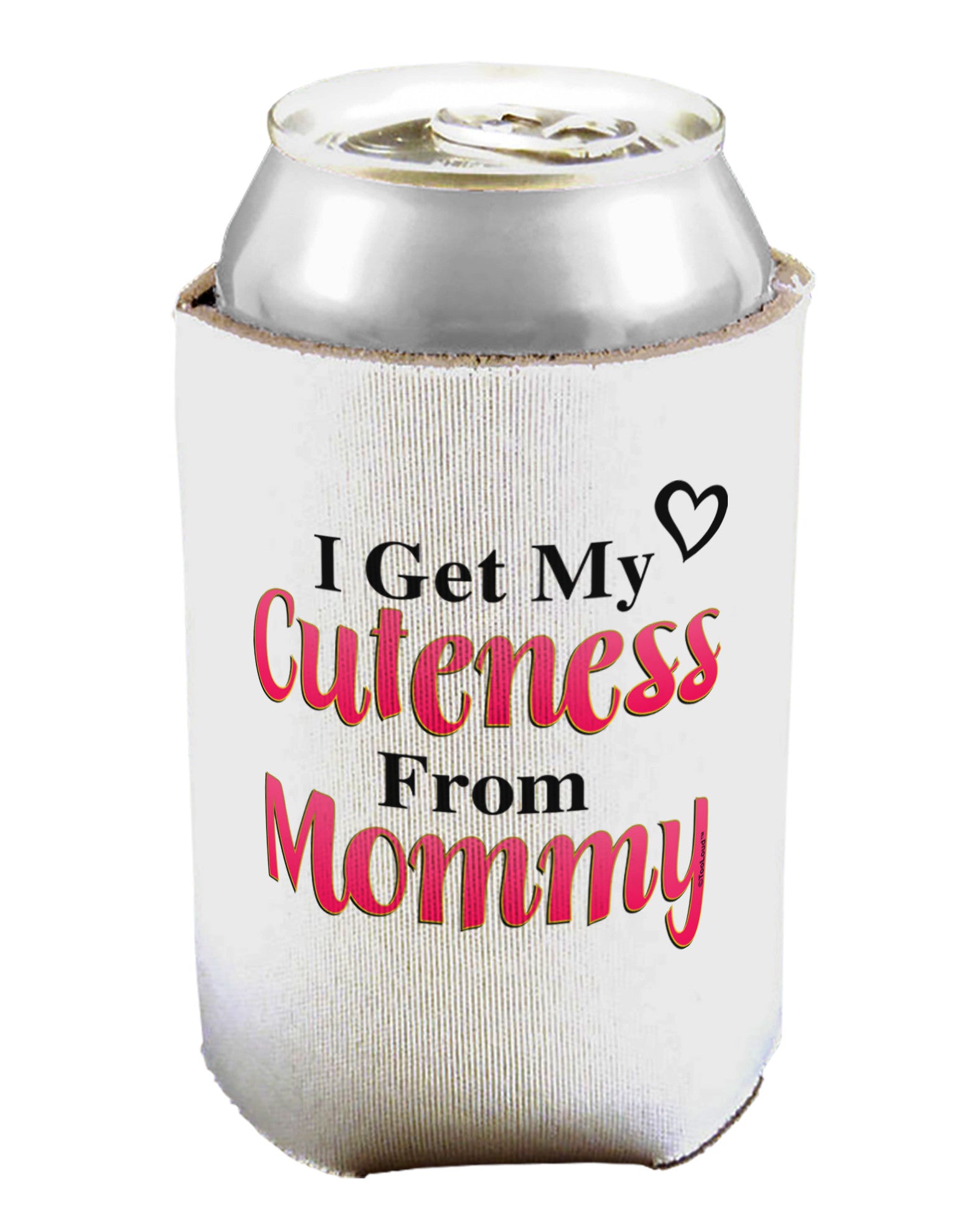 Cuteness From Mommy Can / Bottle Insulator Coolers-Can Coolie-TooLoud-1-Davson Sales