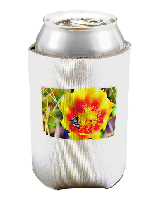 Bee Cactus Watercolor Can / Bottle Insulator Coolers-Can Coolie-TooLoud-1-Davson Sales