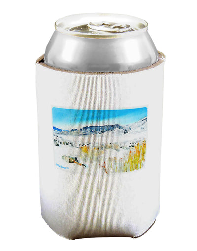 CO Snow Scene Watercolor Can / Bottle Insulator Coolers-Can Coolie-TooLoud-1-Davson Sales