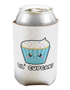 Cute Cupcake with Sprinkles - Lil Cupcake Can / Bottle Insulator Coolers by TooLoud-Can Coolie-TooLoud-1-Davson Sales