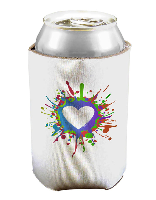 Heart Paint Splatter Can / Bottle Insulator Coolers-Can Coolie-TooLoud-1-Davson Sales