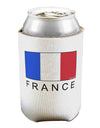 French Flag - France Text Can / Bottle Insulator Coolers by TooLoud-Can Coolie-TooLoud-1-Davson Sales