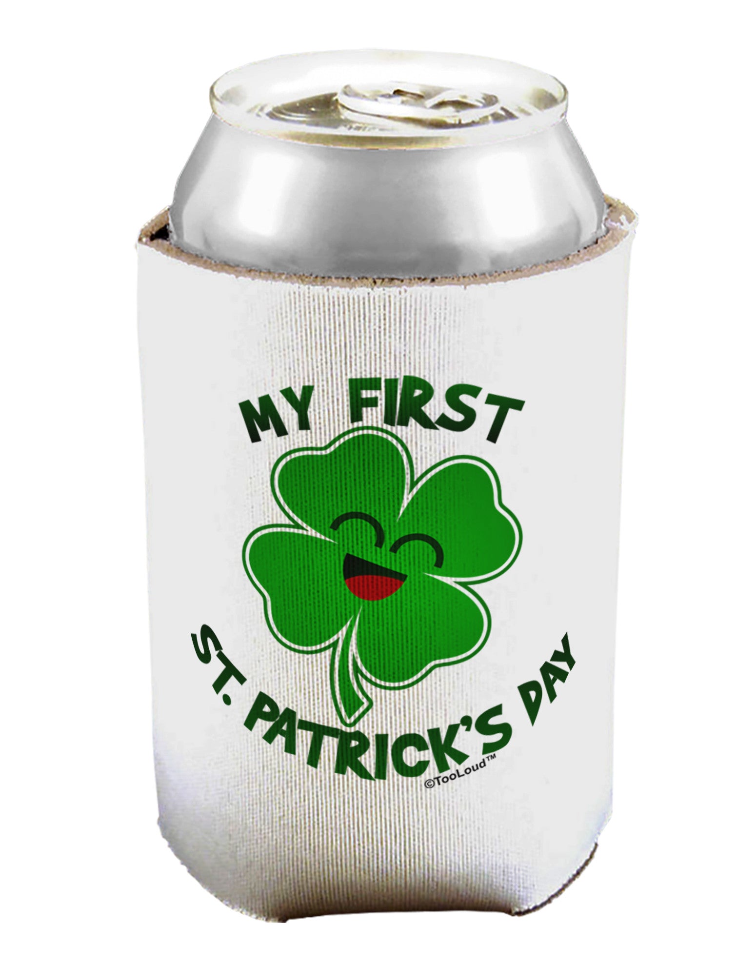 My First St. Patrick's Day Can / Bottle Insulator Coolers-Can Coolie-TooLoud-1-Davson Sales