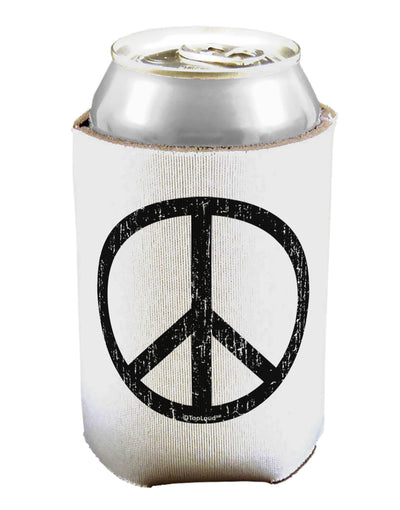 Peace Sign Symbol - Distressed Can / Bottle Insulator Coolers-Can Coolie-TooLoud-1-Davson Sales