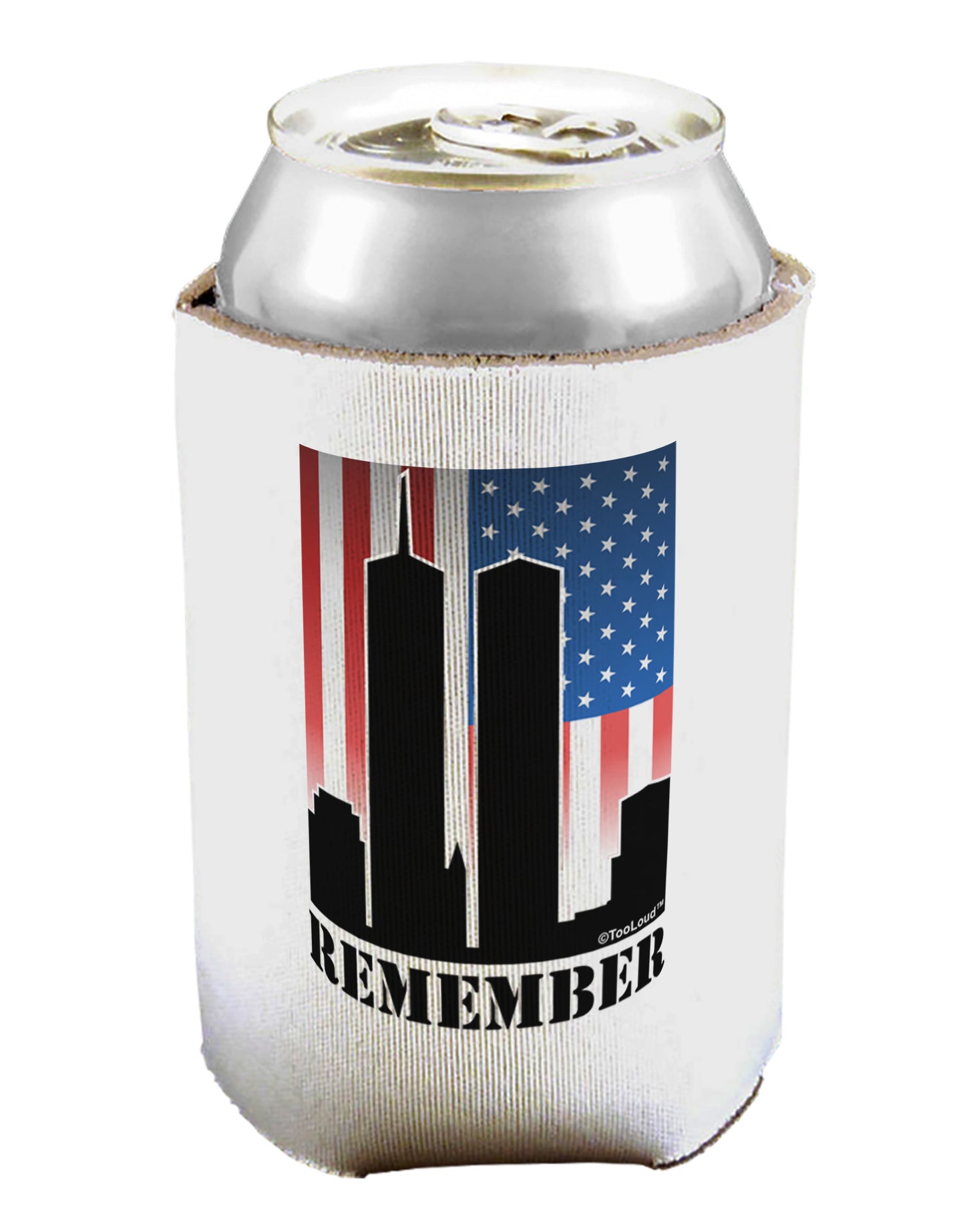 TooLoud Twin Towers Remember Can / Bottle Insulator Coolers-Can Coolie-TooLoud-1-Davson Sales