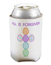 All is forgiven Cross Faux Applique Can / Bottle Insulator Coolers-Can Coolie-TooLoud-1-Davson Sales