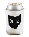 Ohio - United States Shape Can / Bottle Insulator Coolers by TooLoud-Can Coolie-TooLoud-1-Davson Sales