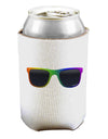 Pride Rainbow Glasses Can / Bottle Insulator Coolers by TooLoud-Can Coolie-TooLoud-1-Davson Sales